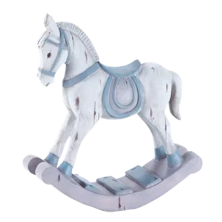 白色木马玩具