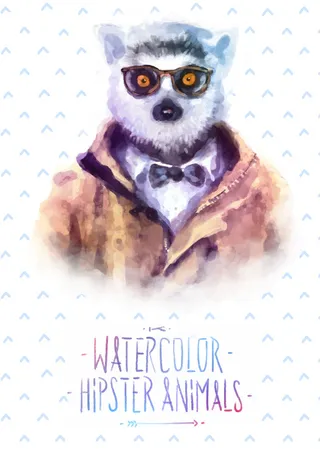 拟人动物 卡通头像