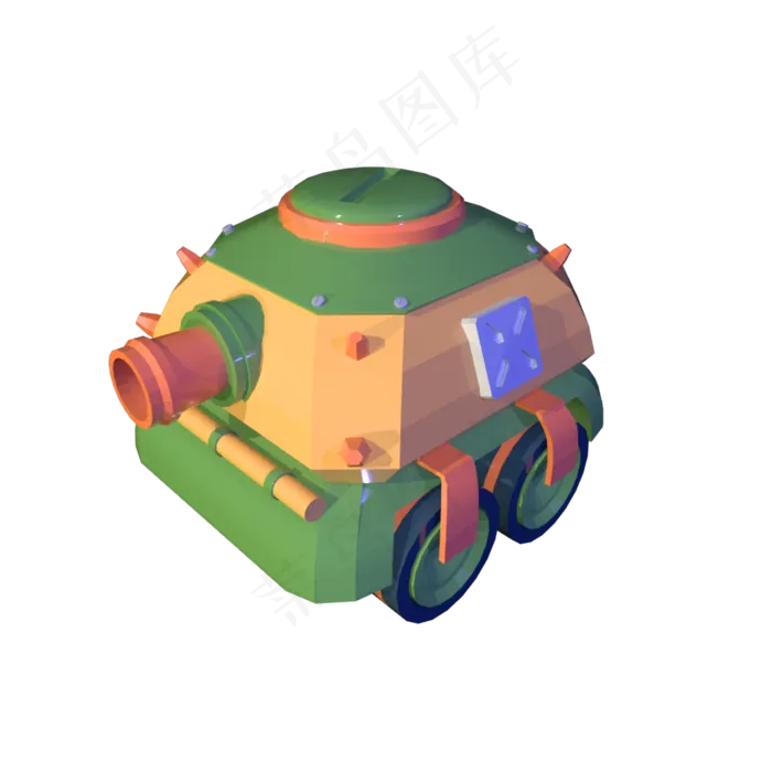 坦克3D图标游戏