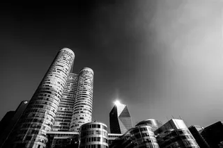 经典黑白欧美建筑