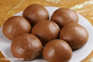 中华美食麦包实拍摄影图