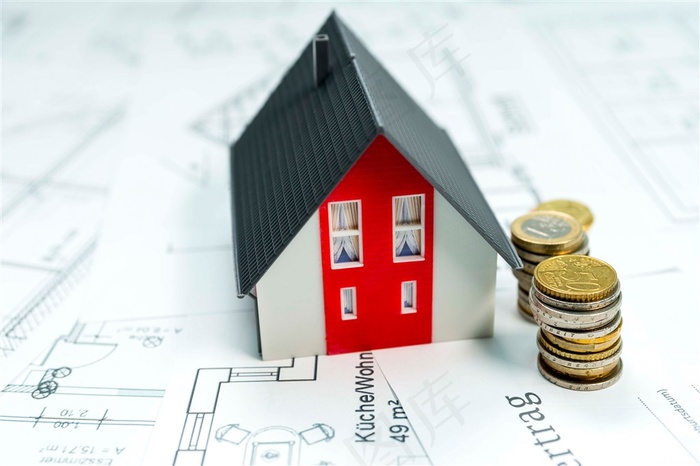 房子施工图纸和硬币