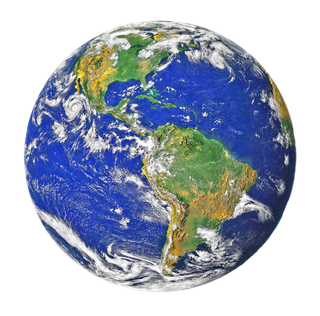 立体山脉地球蓝色地球一小时