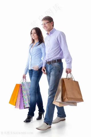 一起购物国外夫妻高清图片