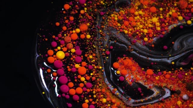 抽象, 实验, 迷幻的, 图案, 颜色, 食用色素