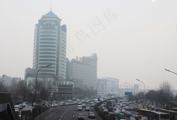 北京雾霾天气图片