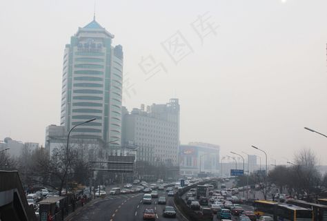 北京雾霾天气图片