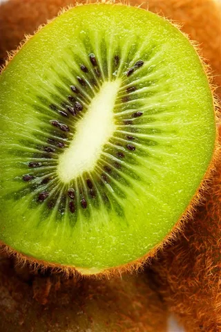 新鲜的猕猴桃特写高清图片