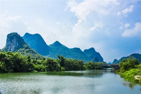 美丽的桂林山水美景高清摄影图片 美丽的桂林山水美景高清摄影图片