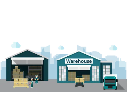 仓库仓储简笔