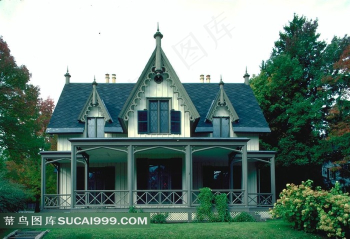 别墅风光素材图片