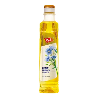 九三亚麻籽油500毫升 (2)超市商品白底图免抠实物摄影png格式图片透明底