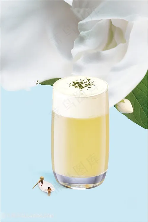 水果背景精美饮料新中式水果饮品美食图片