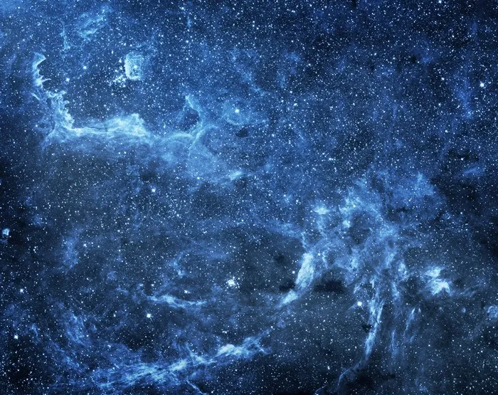 蓝色宇宙星空星云背景
