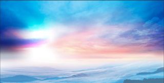 蓝天彩云标语背景图