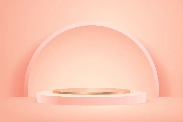 创造商店3D展示台素材eps,ai矢量模版下载