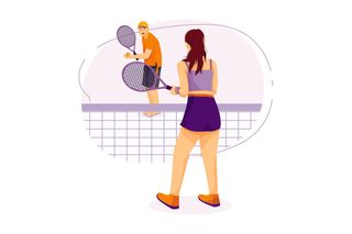 扁平化人物场景办公互联网等距ai矢量设计网页海报UI素材插画