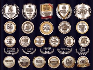 免抠促销打折标签