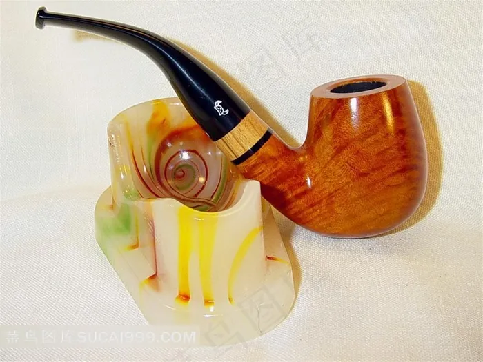 精美的香烟烟斗摄影