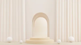 电商产品3D立体背景图主图场景 