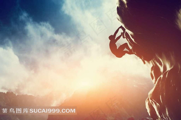 户外攀岩图片素材