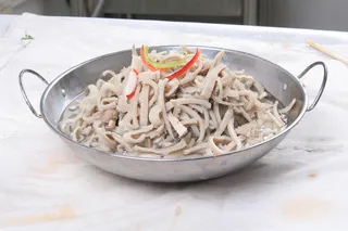 32酸菜粉条汆羊肚  -燕北莜面村