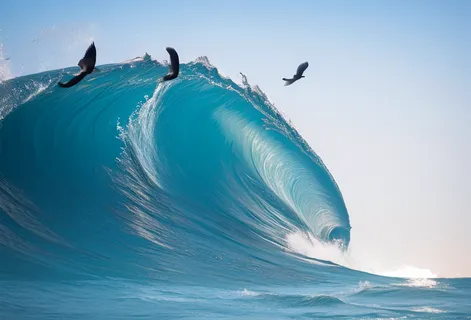 蓝色自然风大海壁纸10