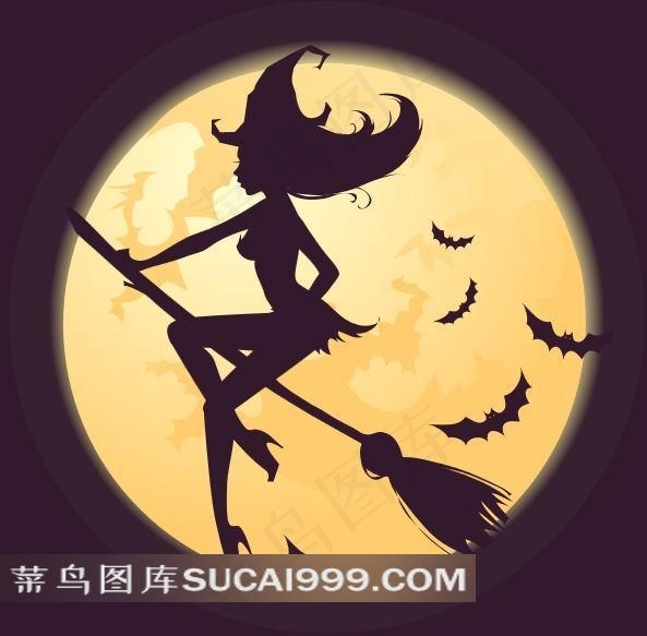 万圣节女巫图片