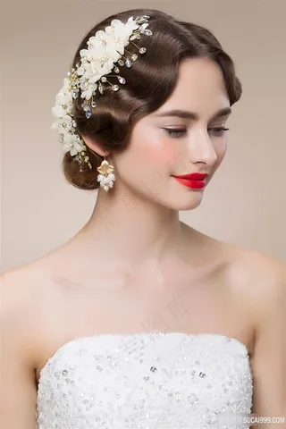 *彩妆新娘性感美女图片