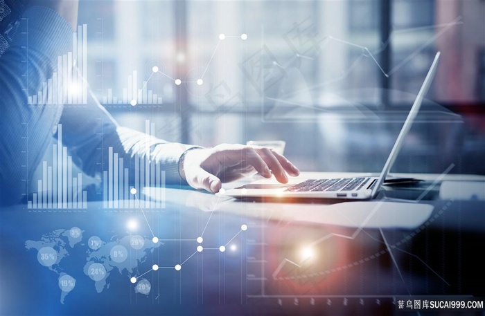 使用笔记本电脑科技信息图片