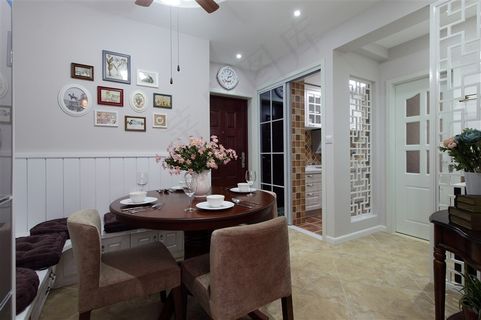 美式家居客厅场景