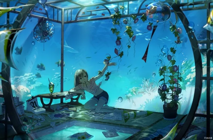 859少女在海底