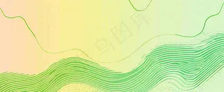 绿色清新条纹波浪简约背景