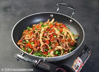 香锅鱿鱼须图片中华美食