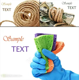 3款生活用品背景图片素材