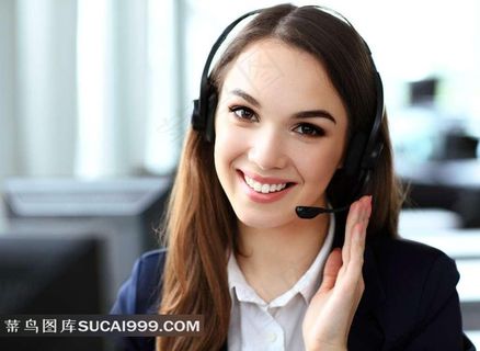客服系列 - 自信开朗的客服女子职场人物