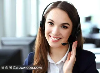 客服系列 - 自信开朗的客服女子职场人物