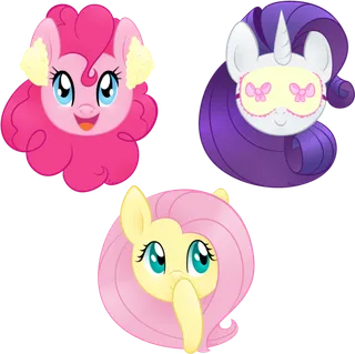 小马头像素材卡通简笔