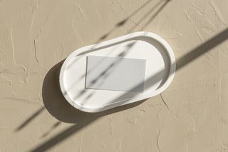 文艺光影单张名片样机