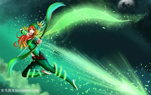 射箭少女梦幻图片 射箭少女梦幻图片