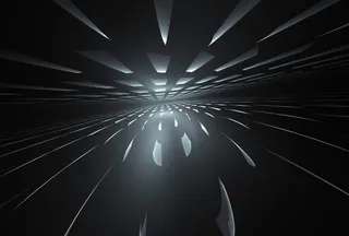 黑色立体3D立体空间背景高清图片