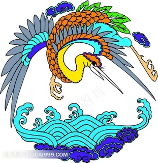 仙鹤吉祥图案素材