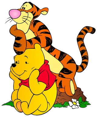 跳跳虎人物卡通简笔