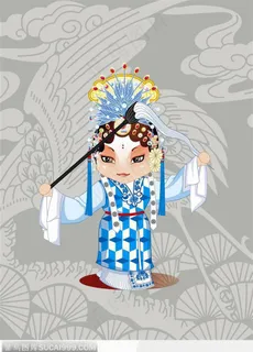 【水田纹坎肩】秋江之陈妙常