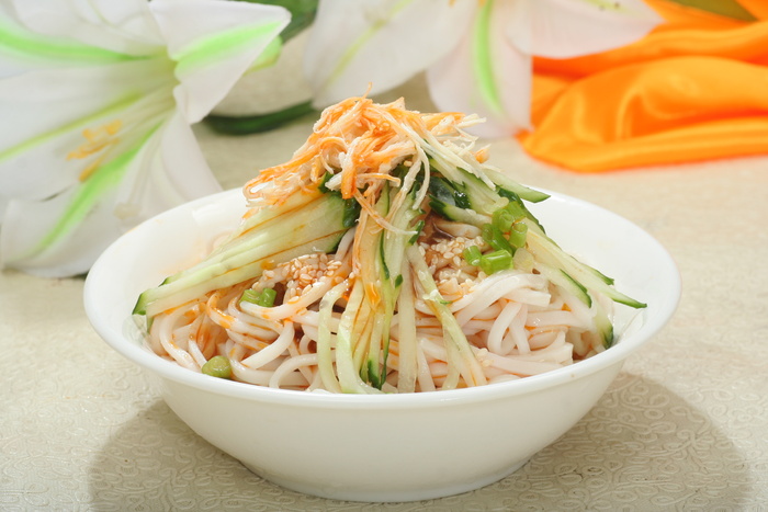 鸡丝凉面 (2)