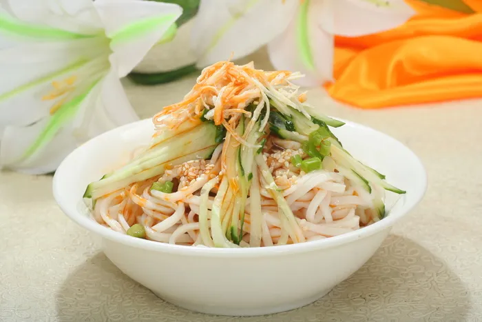 鸡丝凉面 (2)
