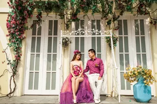 浪漫情侣婚纱图片