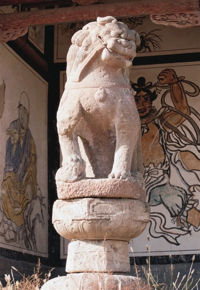 石狮铜狮造型图唯美图片素材