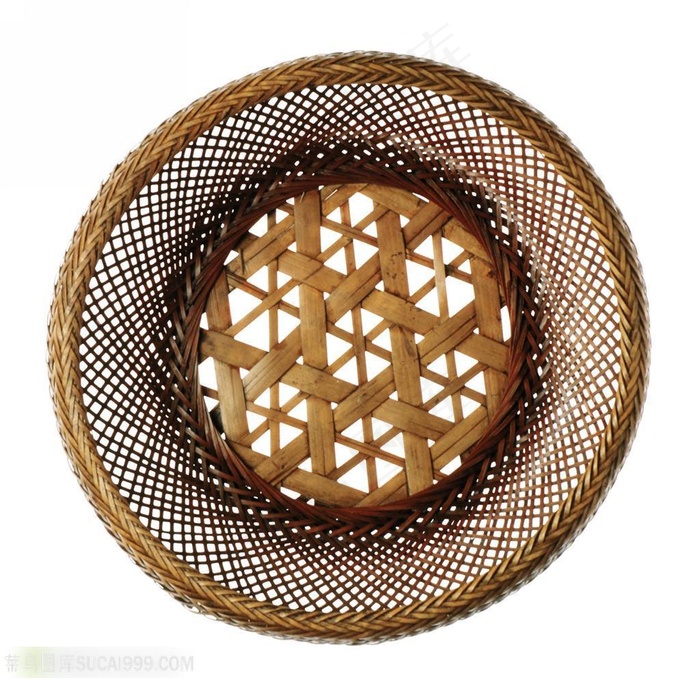 精美竹箩素材