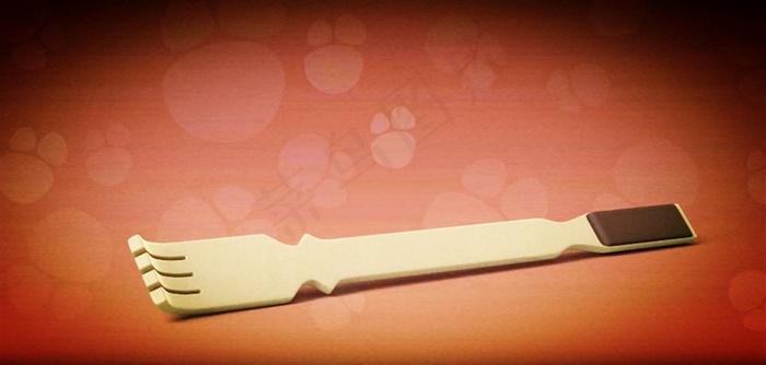 竹木制成长条手型